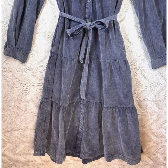 Anthropologie Blue Midi Dress - Picture 3 of 16